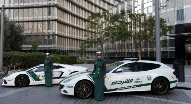 Dubai Police Ferrari FF and Lamborghini Aventador