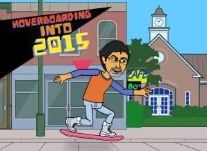 The future NOT predicted by Back to the Future II