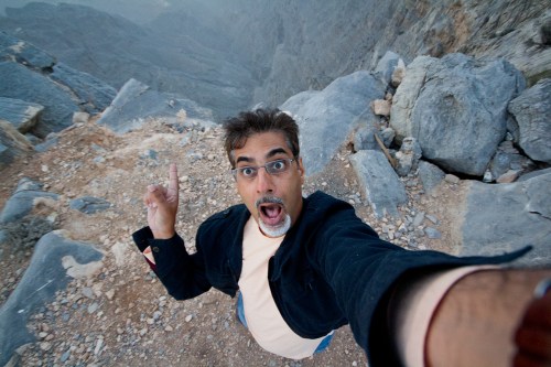 Near the peak of Jebel Jais