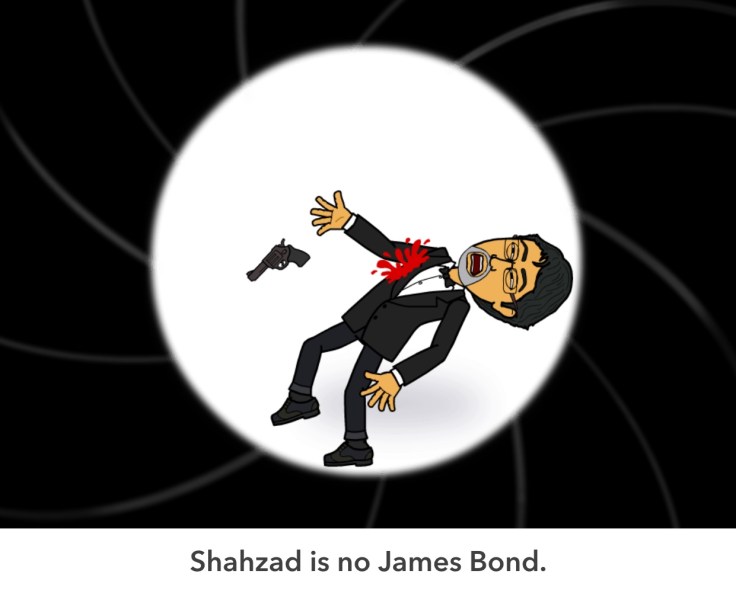 I'm not James Bond