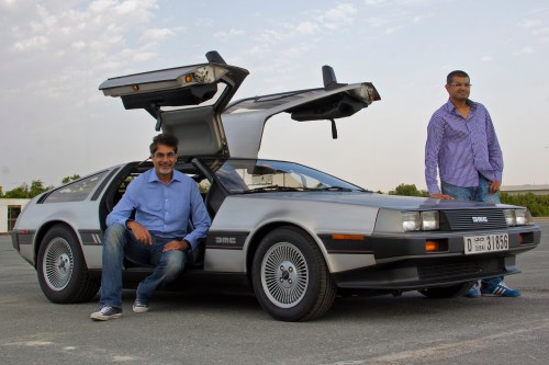 Motoring Middle East with DeLorean to promote new car show that's on GearOne TV