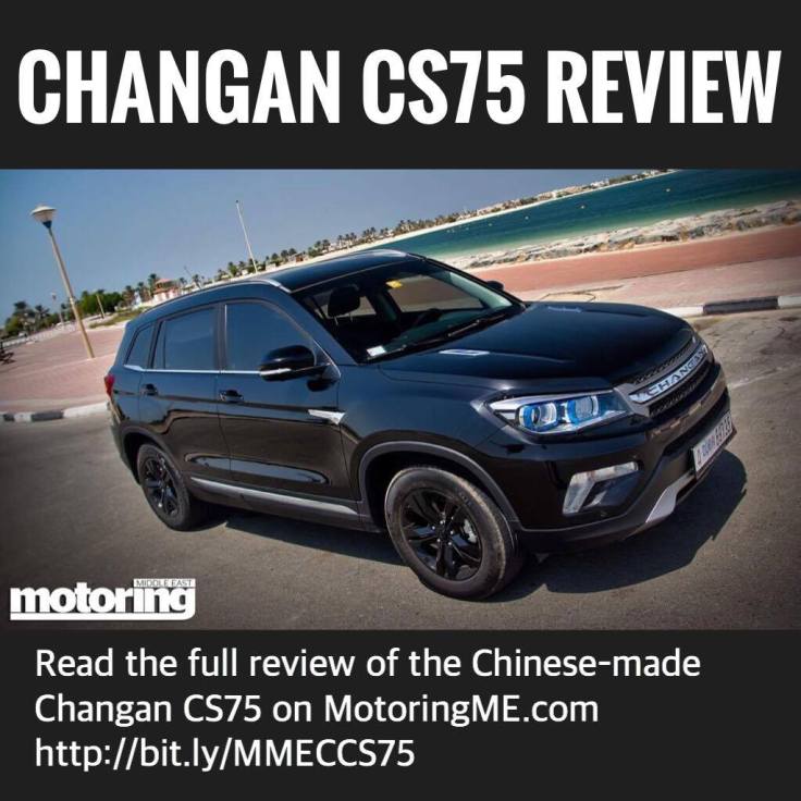 Changan CS75 review on MotoringME.com