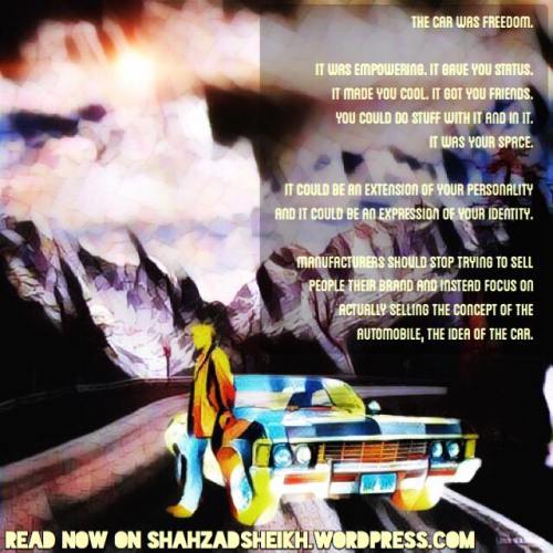 The concept of a car