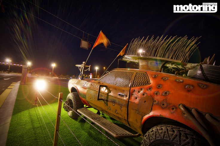 Mustang Mach 1 at Mad Exit - Last Exit Food Truck Park in Dubai