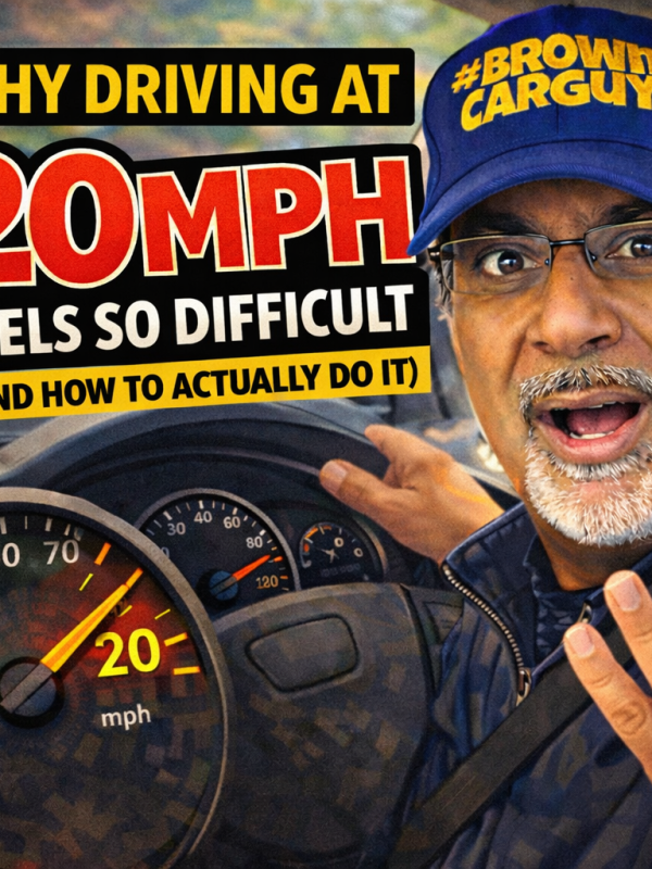 Five Ways to Stay at 20mph (And Why It Feels So Unnatural in Modern&nbsp;Cars)