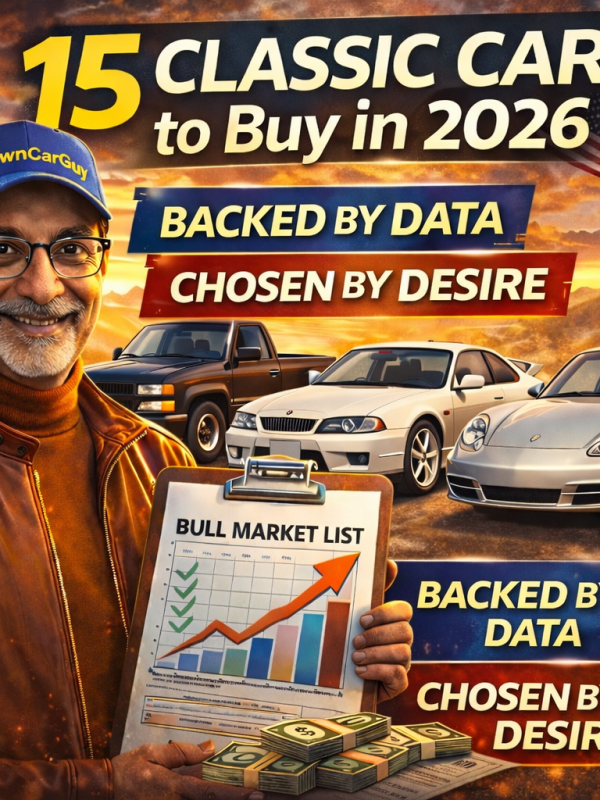 15 Classic Cars to Buy in 2026 – Backed by Data, Chosen by&nbsp;Desire