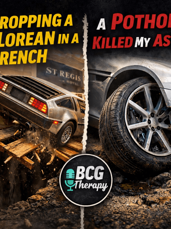 I Nearly Dropped a DeLorean Into a Trench, a Pothole Broke My Aston… Why New Cars Will Turn on&nbsp;Us